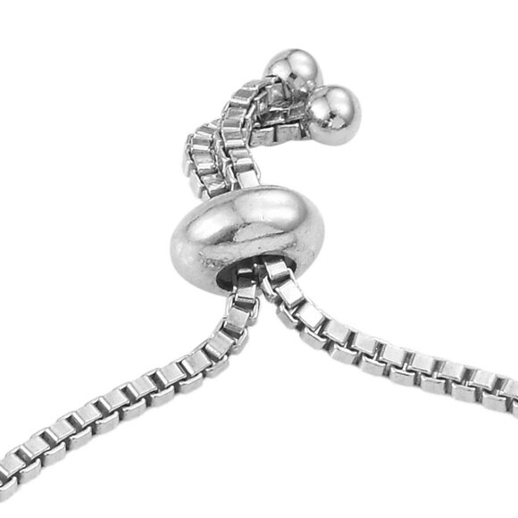 Green Quartz,Blue And Pink Topaz Bracelet In Sterling Silver Plated With Rhodium - Picture 3 of 3